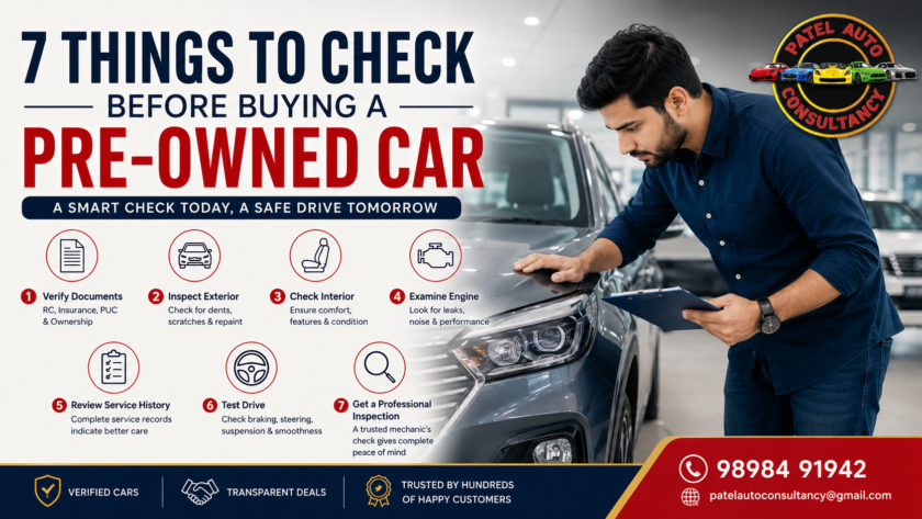 7 Things to Check Before Buying a Pre-Owned Car